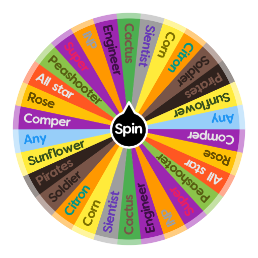 PVZ wheel | Spin The Wheel App