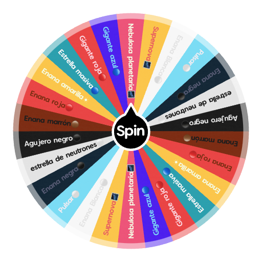 Que parte de la estrella eres tu ⭐⚡⊱╮꧁🌕 🌕꧂╭⊱⭐⚡ Spin the Wheel