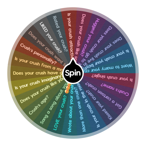 Questions about your crush | Spin the Wheel - Random Picker