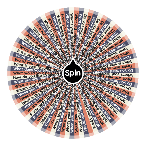 Questions Game! Spin the Wheel Random Picker