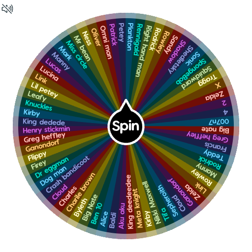 Random characters | Spin The Wheel - Random Picker