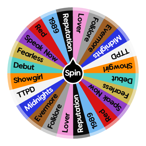 Random Taylor Swift Album | Spin The Wheel - Random Picker