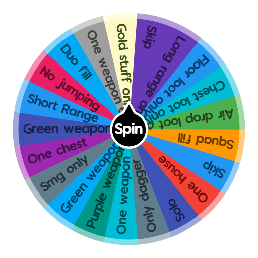 Realm royale challanges | Spin The Wheel App