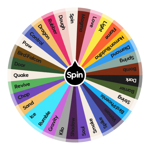 Roblox : Blox Fruits  Spin the Wheel - Random Picker