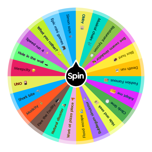 Roblox Spin The Wheel App