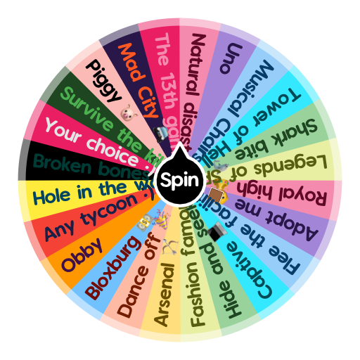 Roblox Spin The Wheel App - the captive roblox