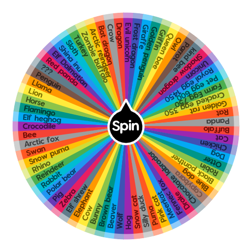 Roblox Adopt Me Pet Wheel  Spin the Wheel - Random Picker