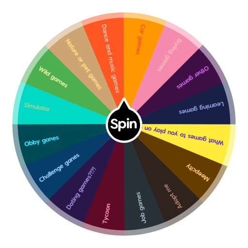 Roblox And Games Spin The Wheel App - boring roblox games