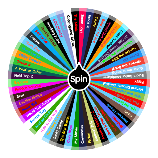 Roblox Experiences for Online Game Night | Spin The Wheel - Random Picker