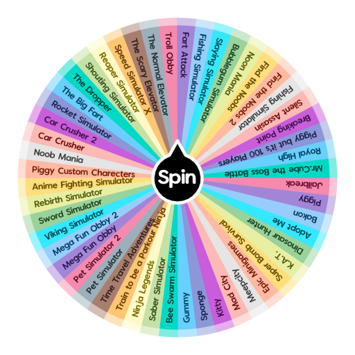 Top 100 Roblox Games:)♥  Spin the Wheel - Random Picker