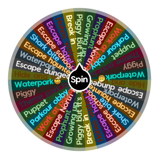Roblox Games Spin The Wheel App - escape waterpark roblox