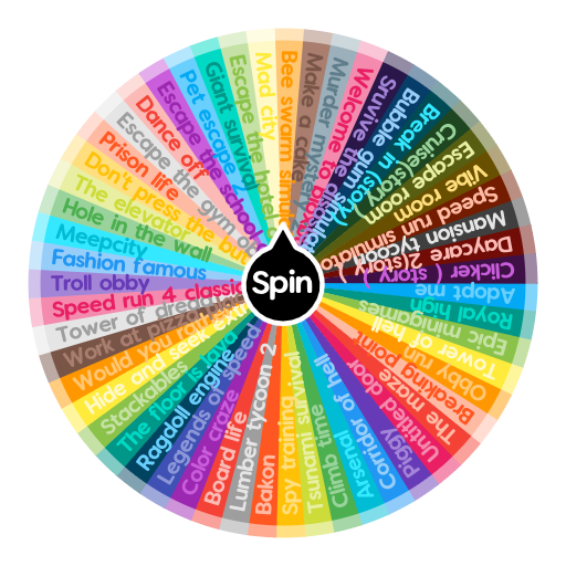 Roblox Games 1  Spin the Wheel - Random Picker
