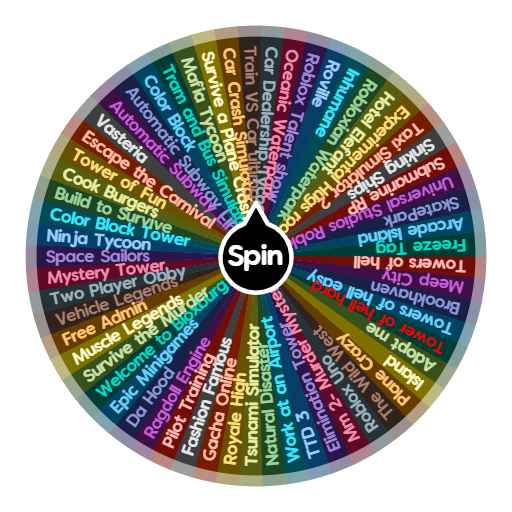 Roblox Games!  Spin the Wheel - Random Picker