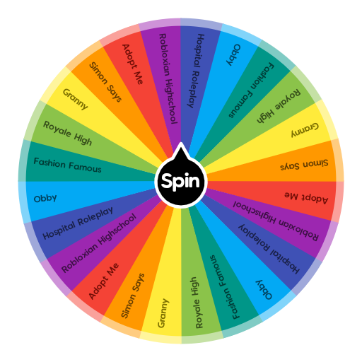 Roblox Games Spin The Wheel App - roblox hospital games