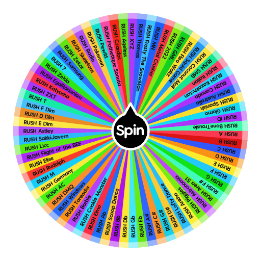 Rushed Songs From, Sketches 2 Spin the Wheel Random Picker