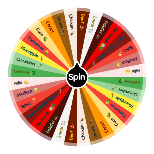 Salad | Spin The Wheel App