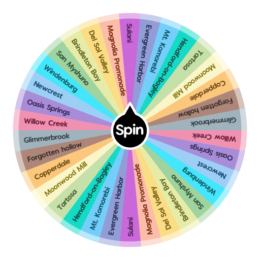 Sims 4 Worlds | Spin the Wheel - Random Picker