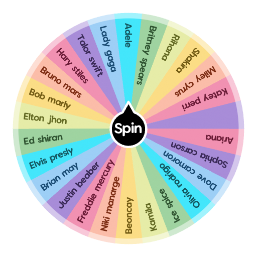 Singers | Spin the Wheel - Random Picker