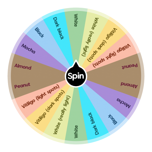 Skin Colors Spin The Wheel App