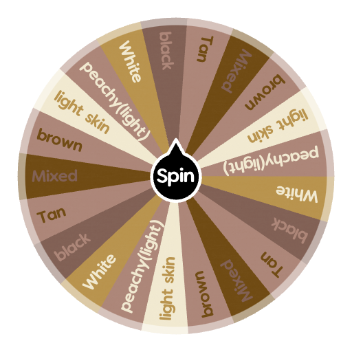 Skin Color Wheel Spinner