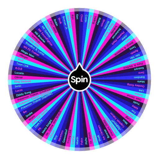 Smash Ultimate Character Wheel Spin the Wheel Random Picker