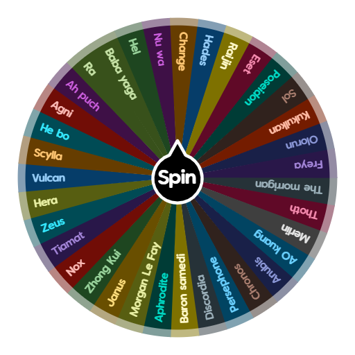 Smite Mages | Spin The Wheel App