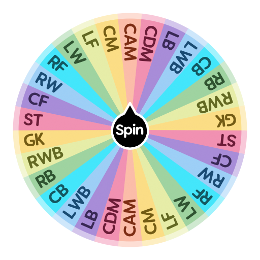 soccer positions | Spin the Wheel - Random Picker