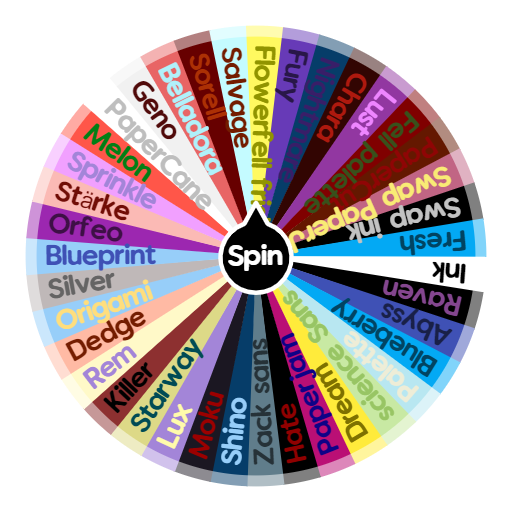 Sans Au's Pick  Spin the Wheel - Random Picker