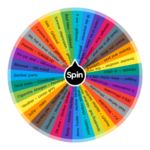 Songs That I recommend for (lgbt)🏳️‍🌈 | Spin the Wheel - Random Picker