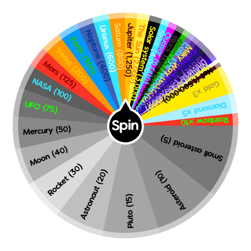 Space Game | Spin The Wheel - Random Picker