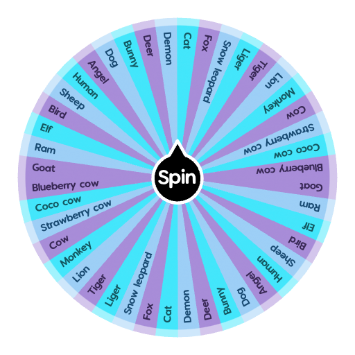 Species Spin The Wheel Random Picker