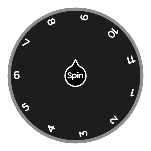 Spinning Die D11 Black Die Spin The Wheel App