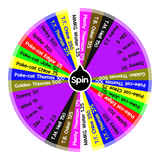 Spinning Game Pokecat Universe place Spin The Wheel App