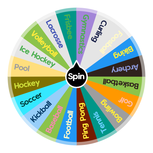 Sports Spin the Wheel Random Picker