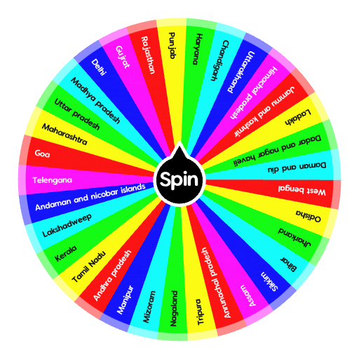 States of India 🇮🇳 | Spin the Wheel - Random Picker