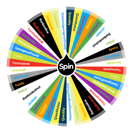 Streamers Spin the Wheel Random Picker