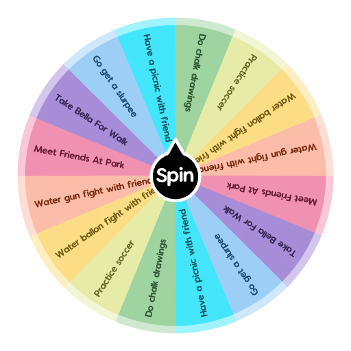 Summer activities🩵 | Spin The Wheel App