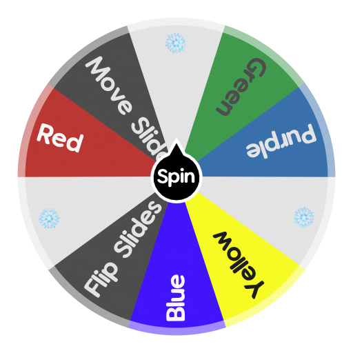 Surprise Slides Disney Frozen Spin the Wheel Random Picker