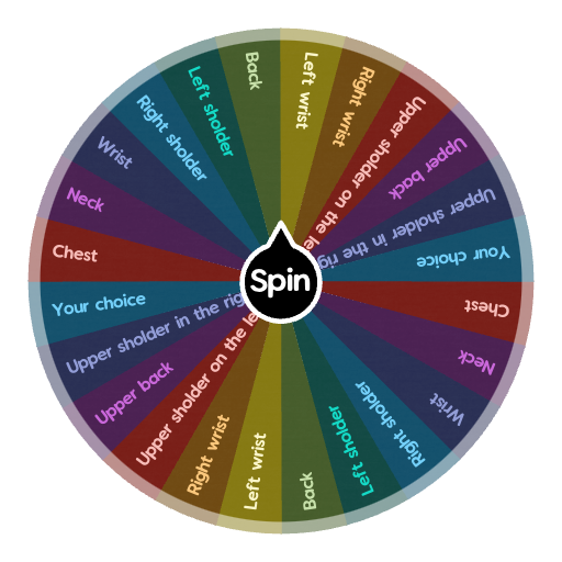 Tattoo area wheel | Spin the Wheel - Random Picker