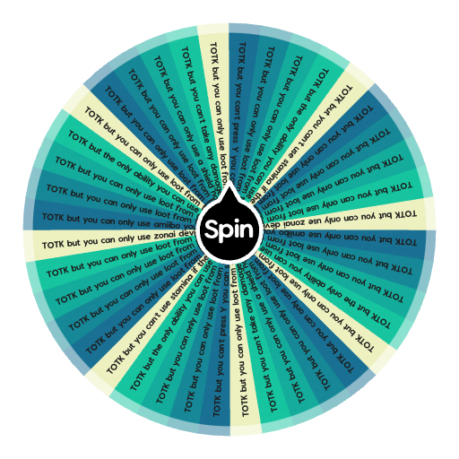 Tears of the kingdom modes Spin the Wheel Random Picker
