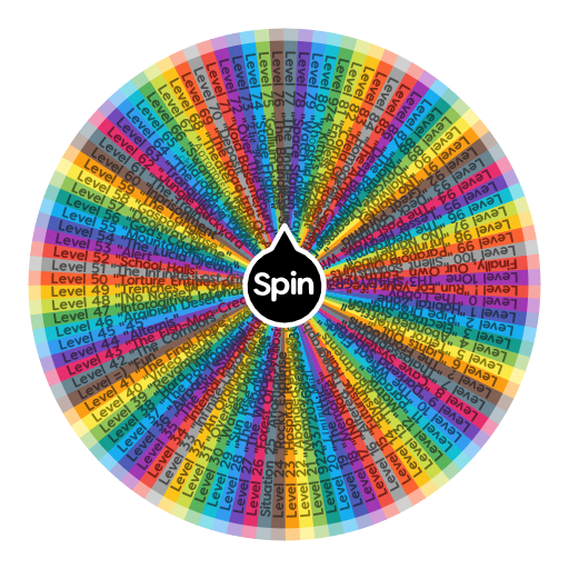 The Backrooms Level 0 - 999  Spin the Wheel - Random Picker