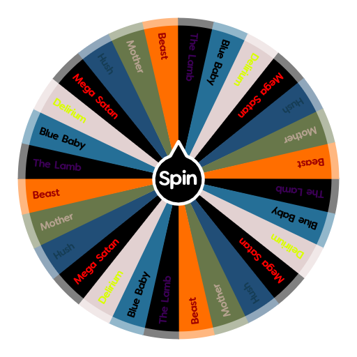 The Binding of Isaac Repentance Victory Randomizer Spin the Wheel