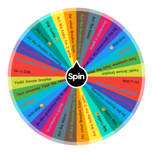 The Braylon Dares Remastered | Spin The Wheel App