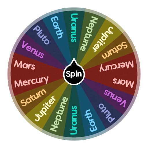 The coolest planet in our solar system is: | Spin the Wheel - Random Picker