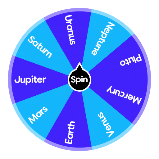 The solar system | Spin the Wheel - Random Picker