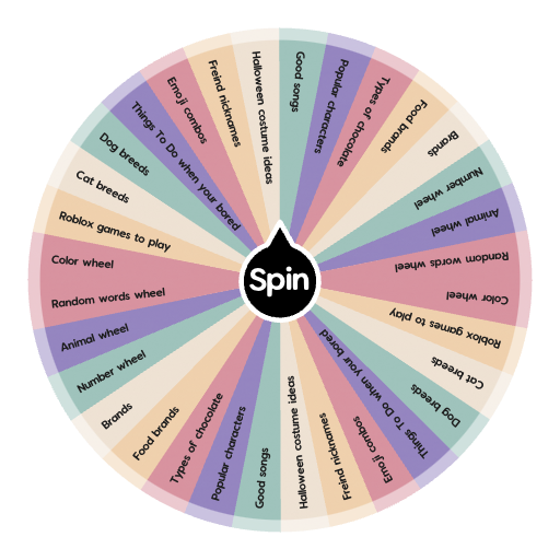 The wheel idea wheel Spin The Wheel App