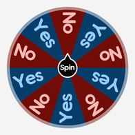 YES or NO  Spin the Wheel - Random Picker