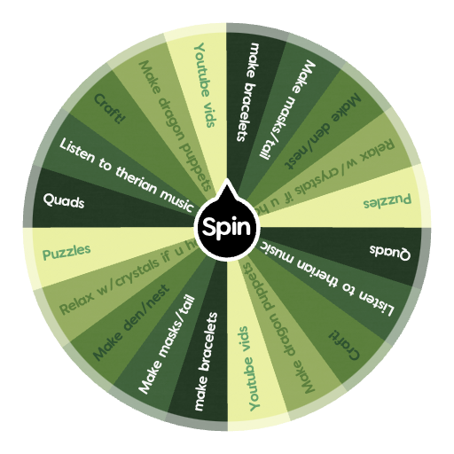 🍂🍃🌱Therian Activities 🐾🪶🕸 | Spin the Wheel - Random Picker