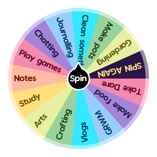 Random Activties Things to do when bored ๐ | Spin The Wheel - Random Picker