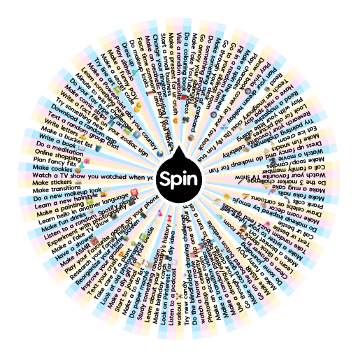 Random Do Things to do when bored at home 🤪 | Spin The Wheel - Random Picker
